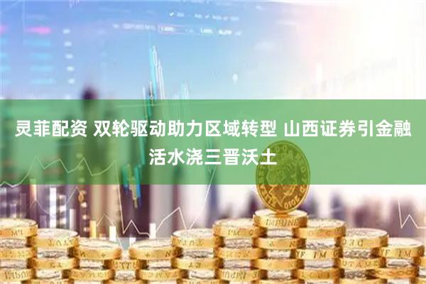 灵菲配资 双轮驱动助力区域转型 山西证券引金融活水浇三晋沃土
