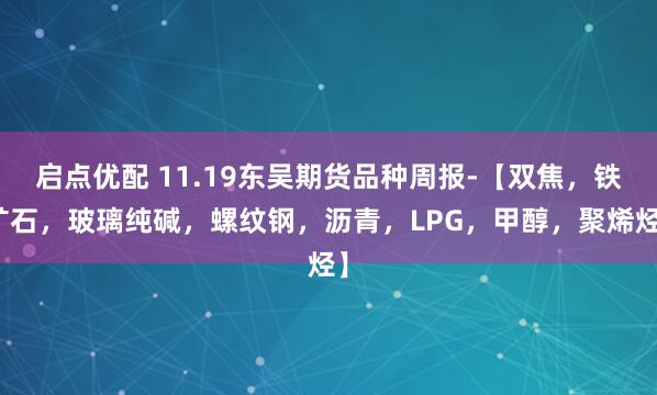 启点优配 11.19东吴期货品种周报-【双焦，铁矿石，玻璃纯碱，螺纹钢，沥青，LPG，甲醇，聚烯烃】