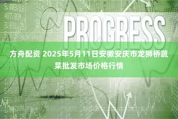 方舟配资 2025年5月11日安徽安庆市龙狮桥蔬菜批发市场价格行情